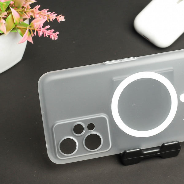 White Paper Matte Magsafe Case for Oneplus Nord Ce 2 Lite - The Hatke