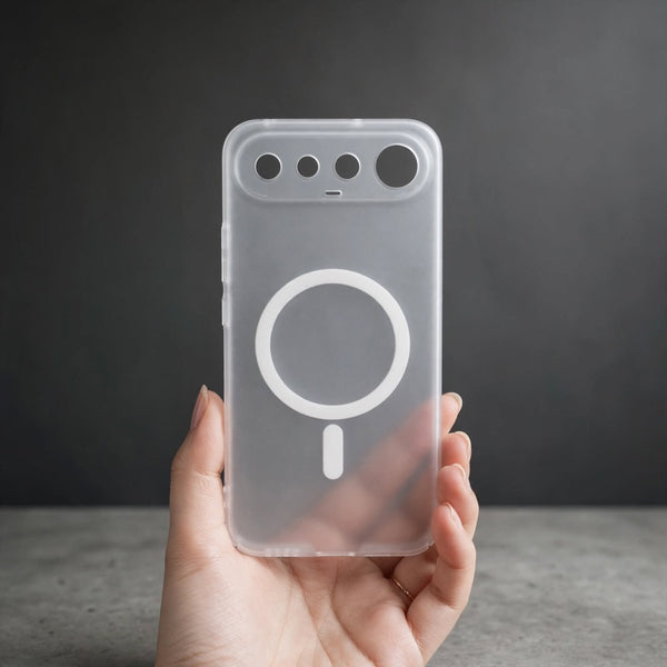 White Paper Matte Magsafe Case for Realme 16 - The Hatke