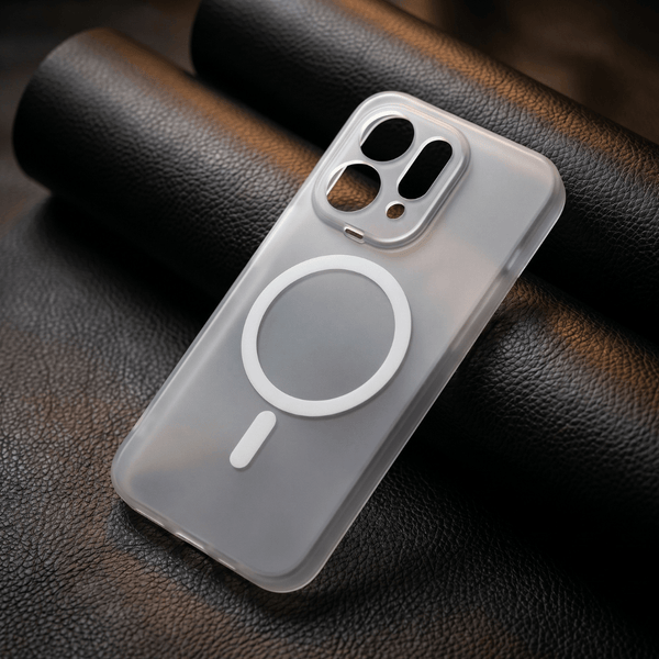 White Paper Matte Magsafe Case for Vivo V70 Elite - The Hatke