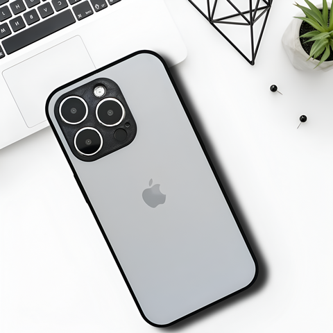 White Matte Fiber Silicone case for Apple iphone 14 Pro