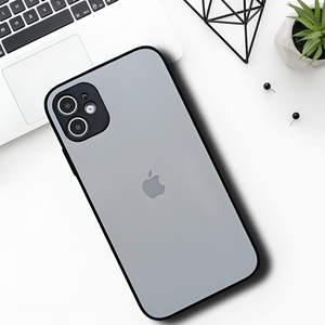 White Matte Fiber Silicone case for Apple iphone 11