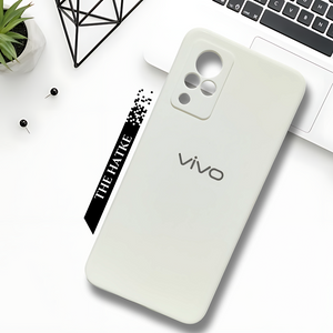 White Camera Original Silicone case for Vivo V21