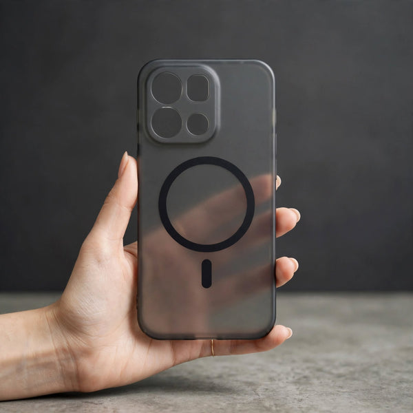 Black Paper Matte Magsafe Case for Oneplus Nord 6