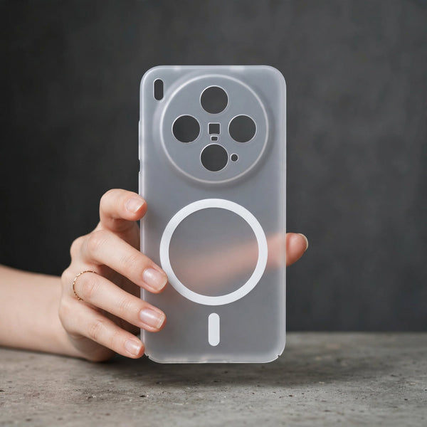 White Paper Matte Magsafe Case for Vivo X300