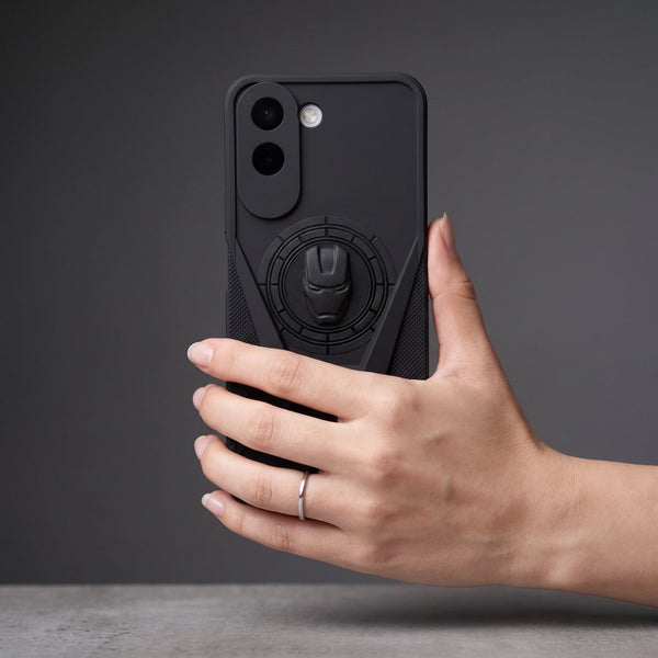 X- iM Superhero Engraved logo silicon Case for Oneplus N6X - The Hatke