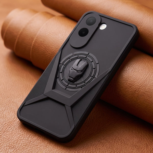 X- iM Superhero Engraved logo silicon Case for Oneplus N6X - The Hatke