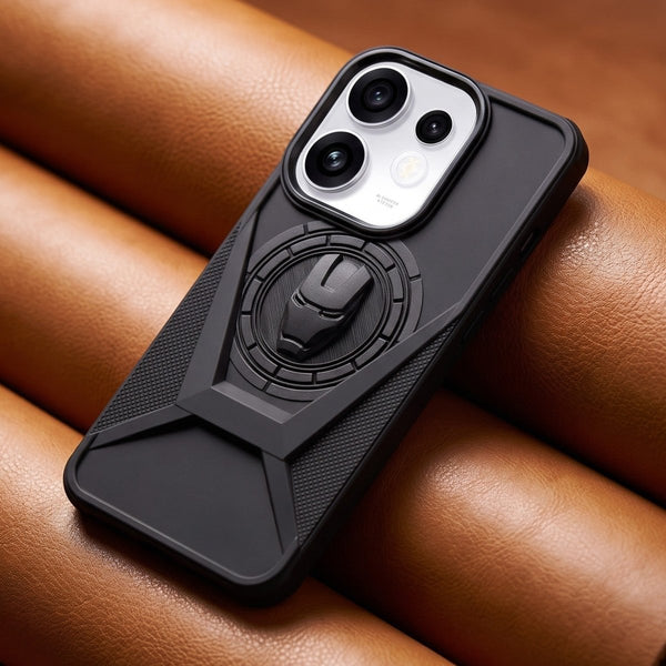 X- iM Superhero Engraved logo silicon Case for Oppo Reno 16 - The Hatke