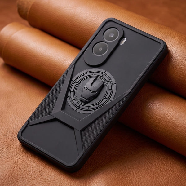 X- iM Superhero Engraved logo silicon Case for Poco M7 Plus - The Hatke