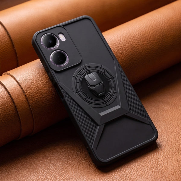 X- iM Superhero Engraved logo silicon Case for Redmi 15A - The Hatke