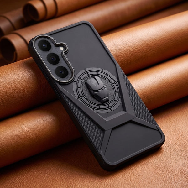 X- iM Superhero Engraved logo silicon Case for Samsung S26 Fe - The Hatke
