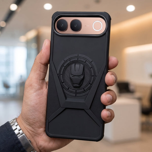 X- iM Superhero Engraved logo silicon Case for Vivo S2 - The Hatke