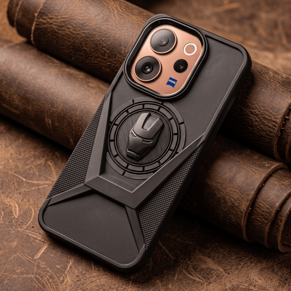 X- iM Superhero Engraved logo silicon Case for Vivo V70 - The Hatke