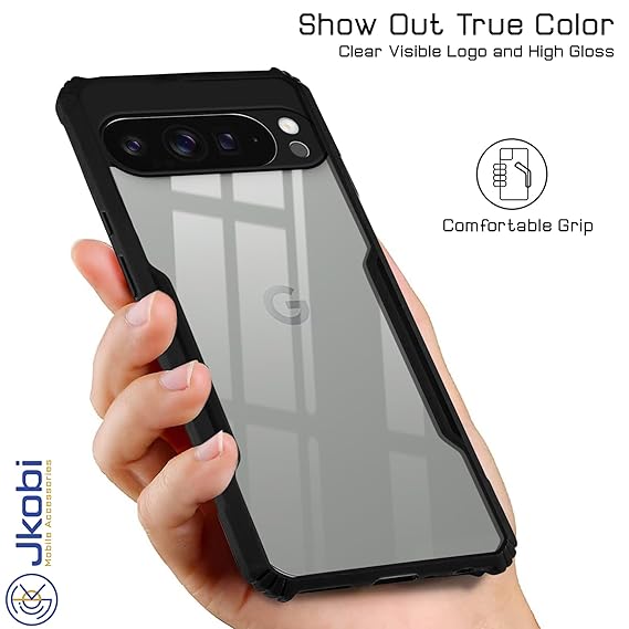 Hybrid Shockproof silicone safe transparent Case for Google Pixel 9 Pro XL