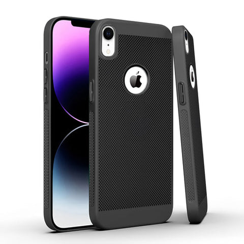 BREATHING BLACK Silicone Case for Apple Iphone  XR