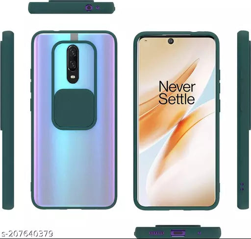 Dark Green Shutter Shockproof Case for Oneplus 7