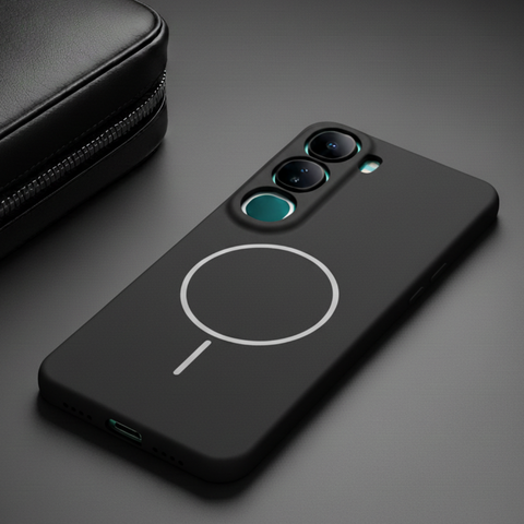 CAVEN Black Silicone case for Vivo Y300