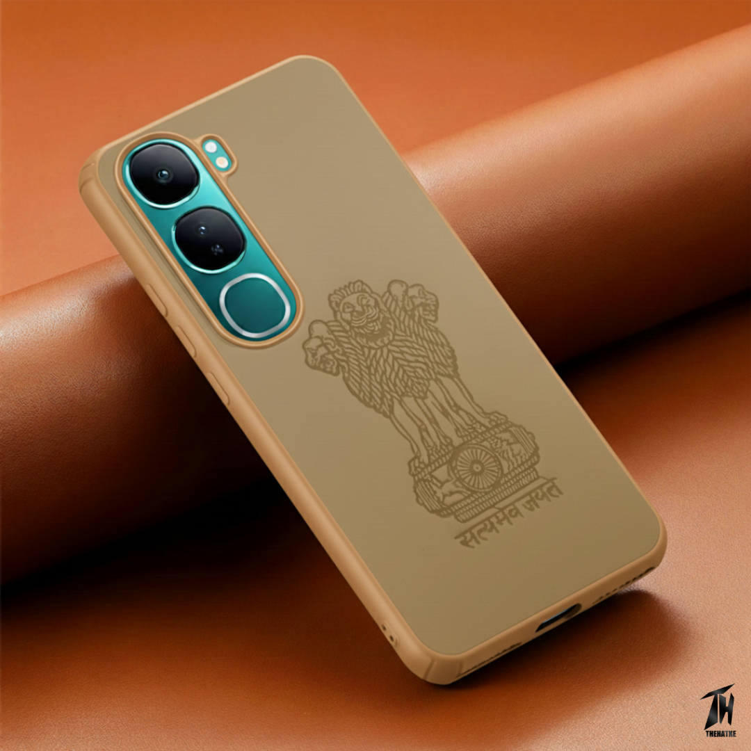 Ashoka Brown Leather Case for Vivo Y300