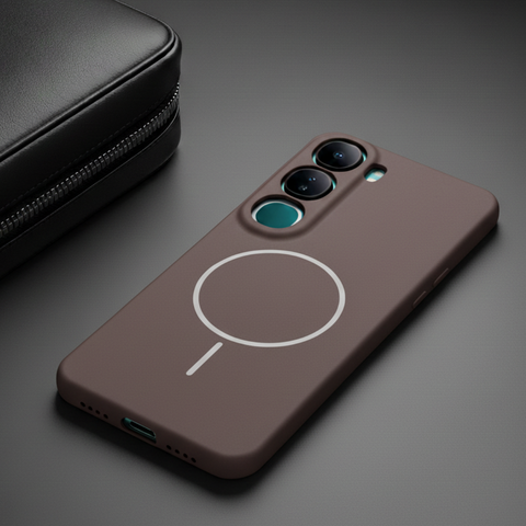 CAVEN Dark Brown Silicone case for Vivo Y300