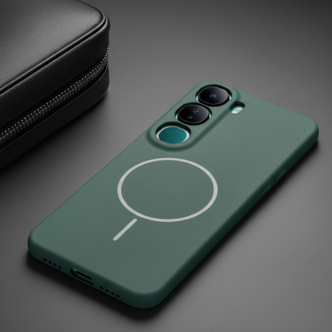 CAVEN Dark Green Silicone case for Vivo Y300