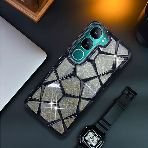 Dazzle Black Silicone case for Vivo Y300
