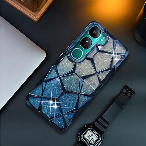 Dazzle Blue Silicone case for Vivo Y300