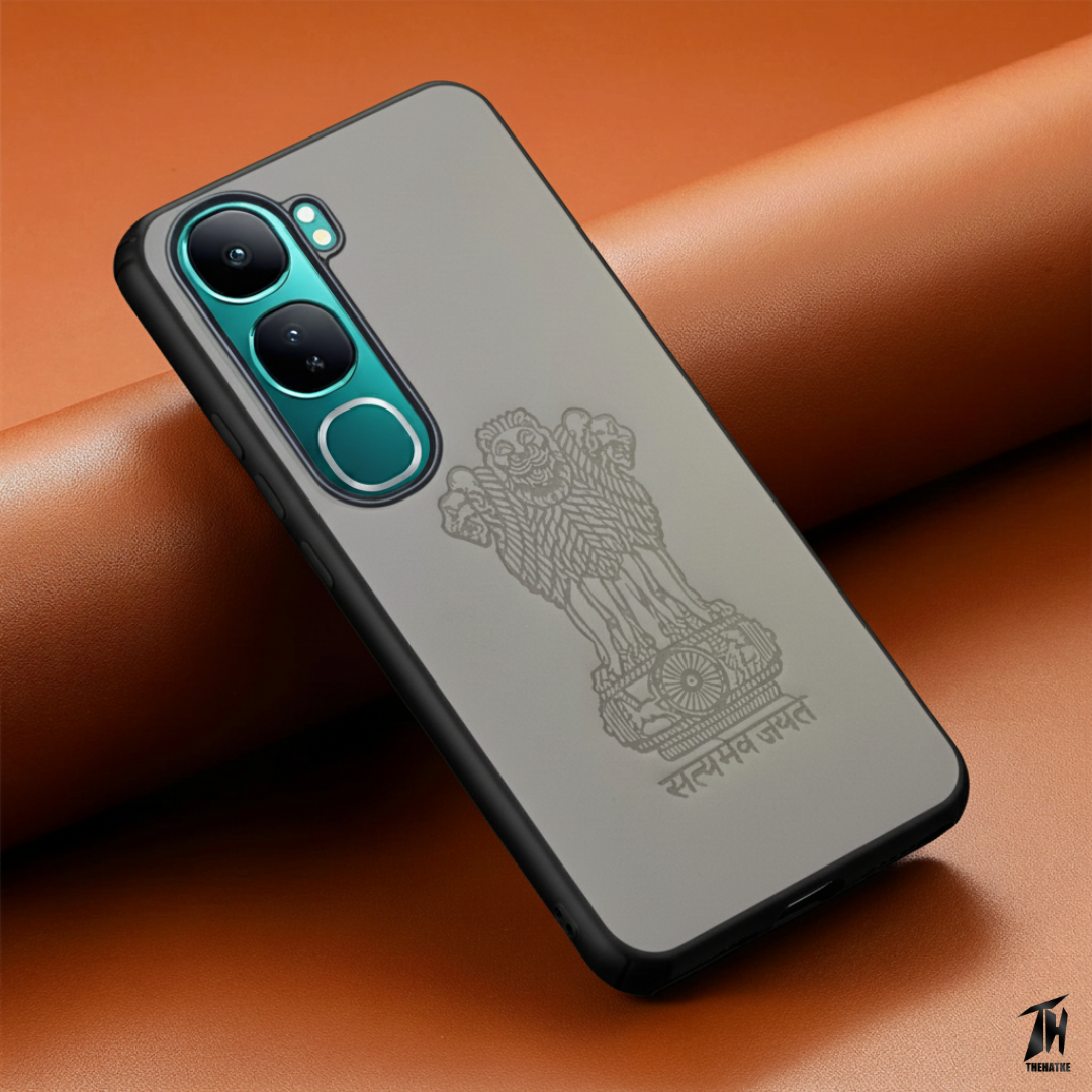 Ashoka Grey Leather Case for Vivo Y300