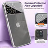 Luxury Plating silver Camera Protection Transparent Case for Apple iphone 11 Pro