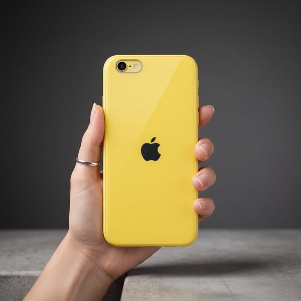 Yellow camera Safe mirror case for Apple Iphone 6/6s - The Hatke