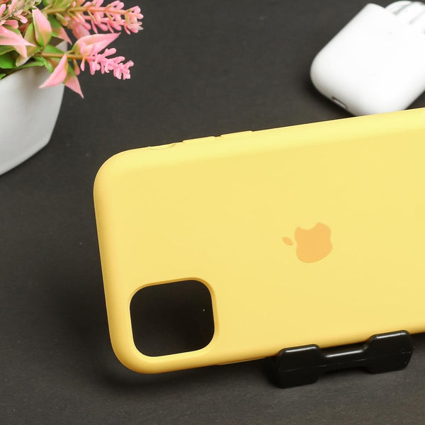 Yellow Original Silicone case for Apple iPhone 12 mini - The Hatke
