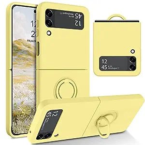 Yellow Original Silicone case for Samsung Galaxy Z FLIP 3 - The Hatke