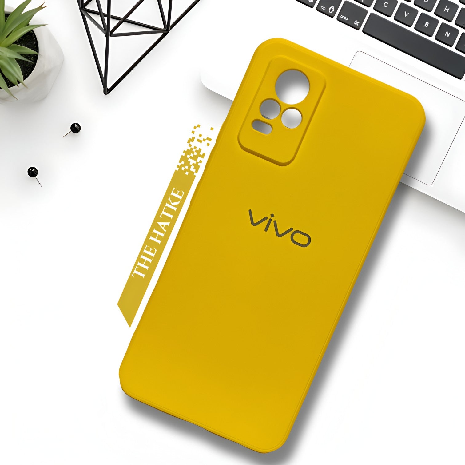 Yellow Camera Original Silicone case for Vivo V20