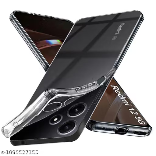 SilicaClear Transparent Silicone Case for Redmi 12 5g