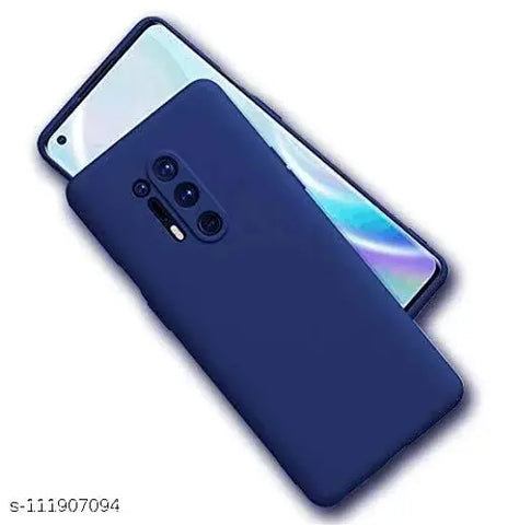 Dark Blue Original Camera Safe Silicone case for Oneplus 8 Pro