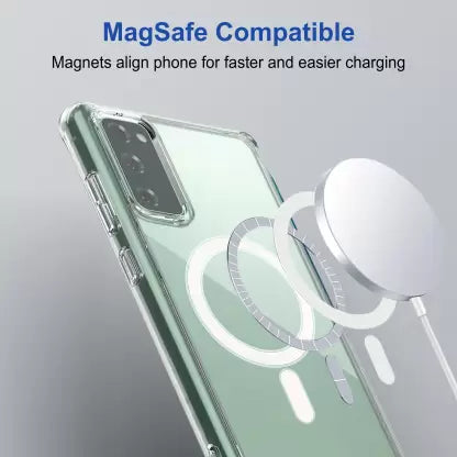 MagSafe Clear Transparent Silicone case for Samsung S20 FE
