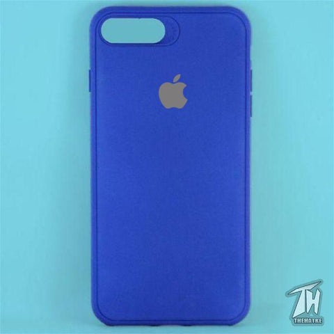 Dark Blue Silicone Case for Apple iphone 8 plus
