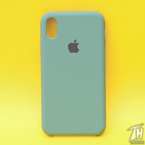 Green Original Silicone case for Apple iphone XR