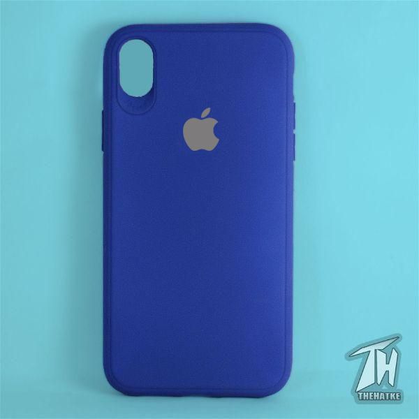 Dark Blue Silicone Case for Apple iphone Xs max