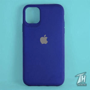 Dark Blue Silicone Case for Apple iphone 11