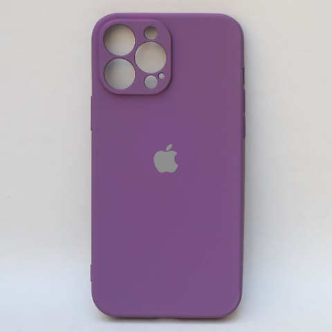 Dark Purple Candy Silicone Case for Apple Iphone 13 Pro Max