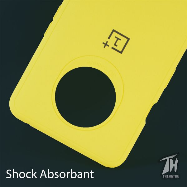 Yellow Silicone Case for Oneplus 7t