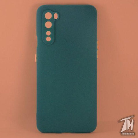 Dark Green Smooth Silicone Case for Oneplus Nord