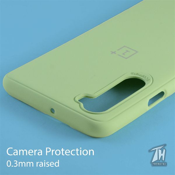 Light Green Silicone Case for Oneplus Nord