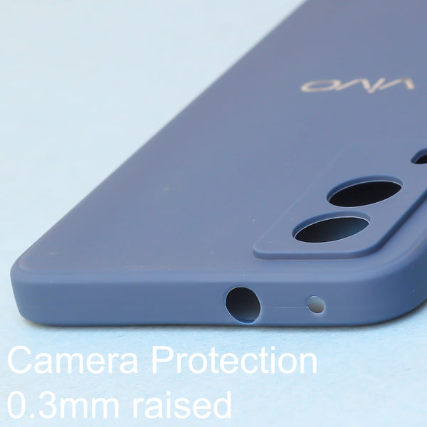 Dark Blue  Candy Silicone Case for Vivo V21E