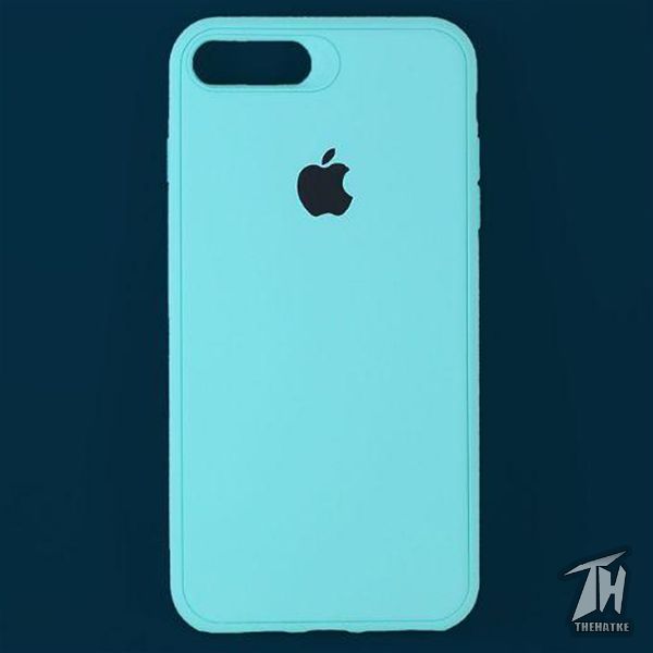 Light Blue Silicone case for Apple iphone 7 plus