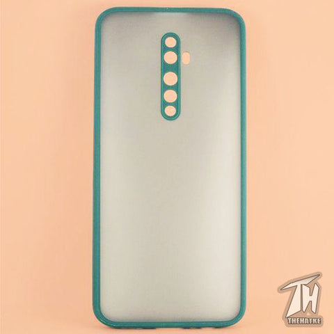 Dark Green Smoke Camera Safe Silicone case for Oppo Reno 2z