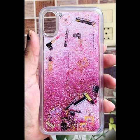 Pink Makeup Glitter Case For Apple iphone X/Xs