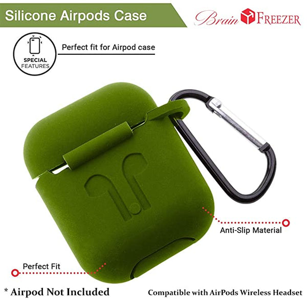 Green Silicone buds case for Boat 141