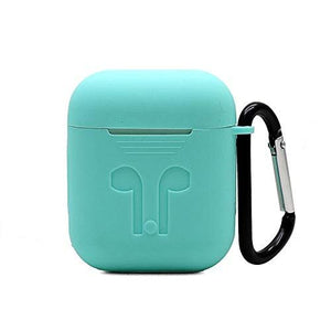Light Blue Silicone Case For Apple airpods 1/2