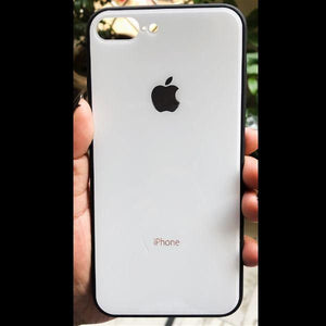 White mirror Silicone Case for Apple Iphone 8 plus