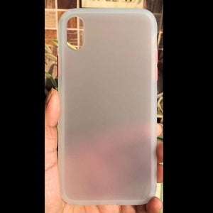 White Smoke Silicone Safe case for Apple iphone X/Xs